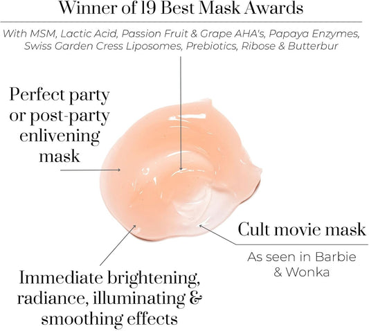 Oskia Renaissance Mask โ Brightening & Resurfacing Face Mask For Brighter, Smoother Skin, Enriched With Fruit Acids & Vitamins