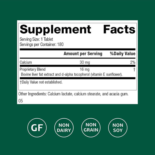 Standard Process Inc. Antronex - Whole Food Immune System Support And Liver Health Supplement With Calcium - 180 Tablets