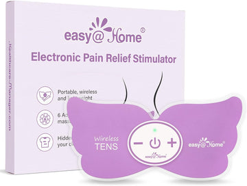 Easy@Home Electronic Pain Relief Stimulator: Tens Unit Wireless Muscle Stimulator | Pms Massage Therapy Machine | Portable Electrode Pads | Fsa Eligible 6 Modes 20 Intensities Ehe019
