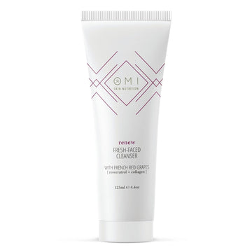 Renew Tone Up Cleanser, Facial Skin Care w/ Hydrolyzed Collagen & Resveratrol for Wrinkles, Cellular Rejuvenation, Elasticity & Firmness, Brightness & Softness - 1 Month Supply