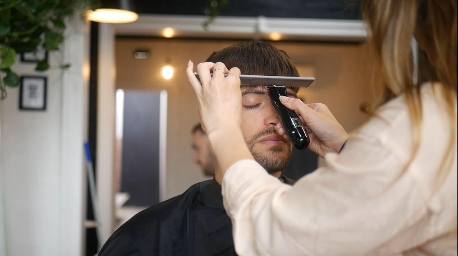 Andis 33785 Slimline Pro Corded/Cordless Hair & Beard Trimmer, T-Blade Zero Gapped with Lithium-Ion Battery, Ear & Body Grooming β Black : Beauty & Personal Care