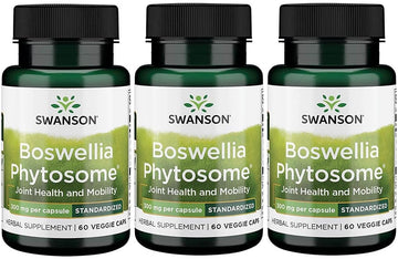 Swanson Standardized Boswellia Phytosome 300 Milligrams 60 Veg Capsules (3 Pack)