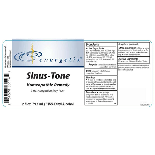 Energetix Sinus Tone : Allergy Medications : Health & Household