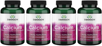 Swanson Boneology Superior Form Calcium 167 Milligrams 120 Capsules (4 Pack)