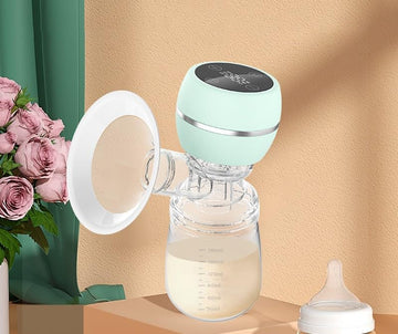 Electric Breast Pump for Breastfeeding - BPA-Free, Painless Breast Massage, 3 Modes & 9 Levels with Strong Suction for Feeding Mothers