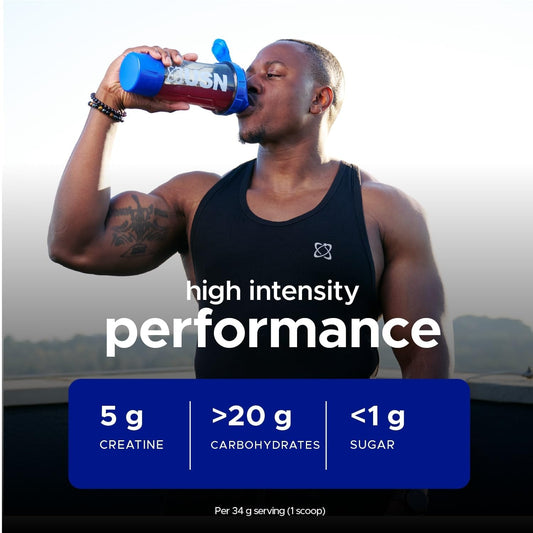 Usn Creatine Anabolic 5000 ā All-In-One Muscle Growth & Recovery Powder, 5000Mg Creatine Monohydrate + 3000Mg Bcaas, Low Sugar, Orange Flavour, 900G (30 Servings) - New Formula