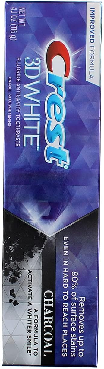 Crest 3D White Toothpaste Charcoal 4.1 Ounce (116G)