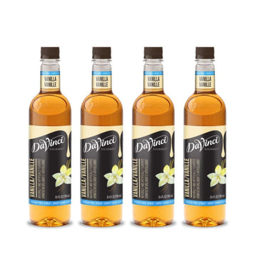 Davinci Gourmet Sugar-Free Vanilla Syrup, 25.4 Fluid Ounce (Pack Of 4)