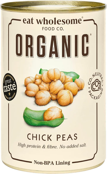 Eat Wholesome Organic Chick Peas 400G (Pack Of 12)
