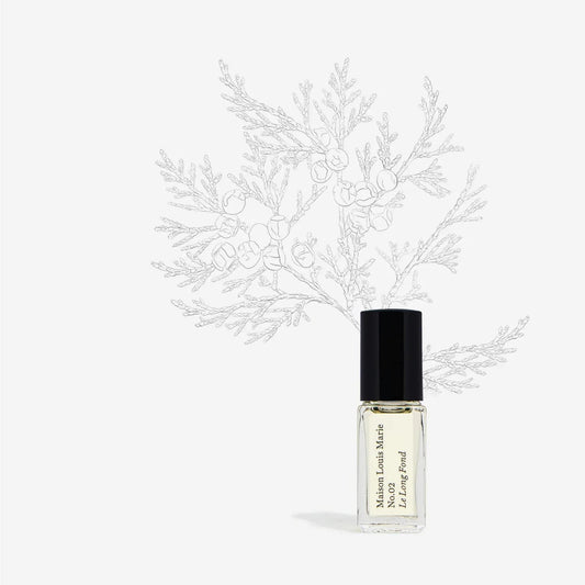 Maison Louis Marie - No.12 Bousval Natural Roll-On Perfume Oil Sample | Luxury Clean Beauty + Non-Toxic Fragrance (0.1 Fl Oz | 3 Ml)