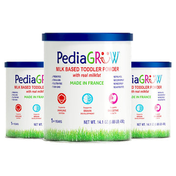 Toddler Nutritional Milk Powder, Made In France With Grass-Fed Milk, Dha & Iron, Natural Prebiotics For Growth & Immune Support, Non-Gmo, Gluten-Free, Toddler Nutritional Drink, Ages 1+ Years 3Pk