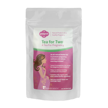 Fairhaven Health Peapod Tea-For-Two Pregnancy Tea - Organic Loose Leaf Tea For Pregnant Women - Morning Sickness And Nausea, With Ginger And Lemon - 1 Month Supply