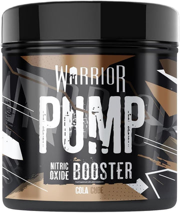 Warrior Pump Non Stim Pre-Workout Powder 225G – Nitric Oxide Supplement – Contains Citrulline Malate, Cyclic Dextrin For Energy, Focus, And Performance – 30 Servings (Cola Cube)