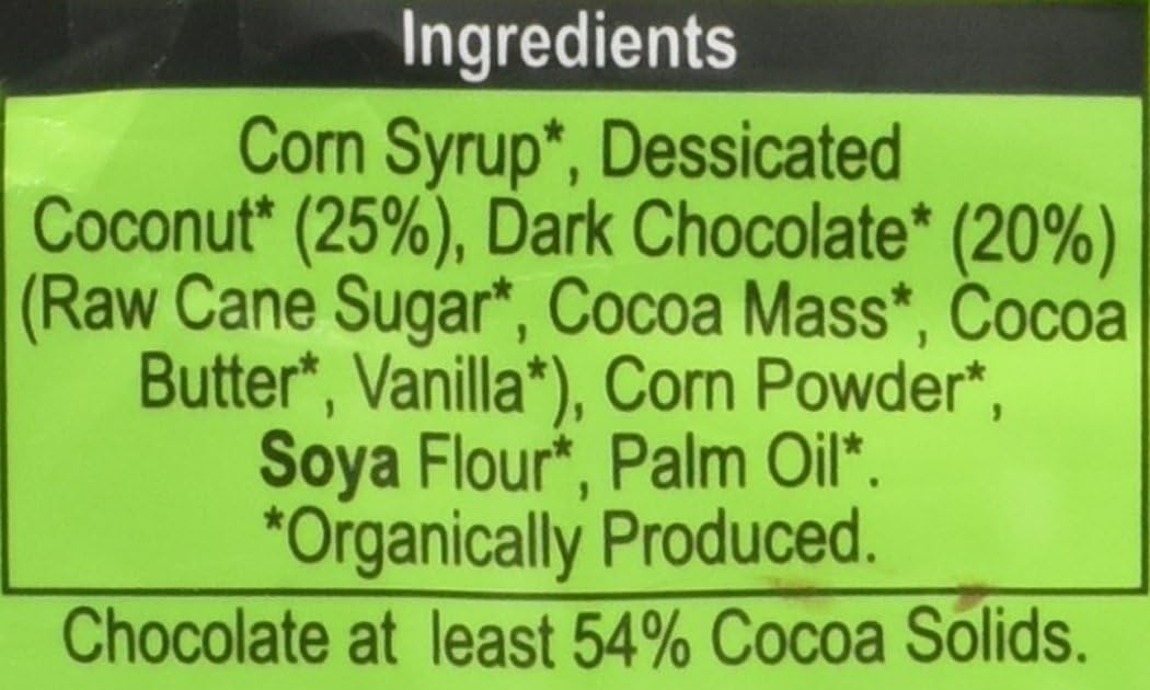 Organica Organic Golden Coconut Dark Chocolate Bar 40g : Amazon.co.uk: Grocery
