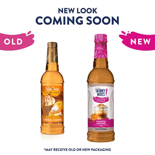 Jordan'S Skinny Syrups Coffee Syrup, Pumpkin Caramel Flavor Drink Mix, Zero Calorie Flavoring For Chai Latte, Protein Shake, Food & More, Sugar & Gluten Free, Keto Friendly, 25.4 Fl Oz, 1 Pack