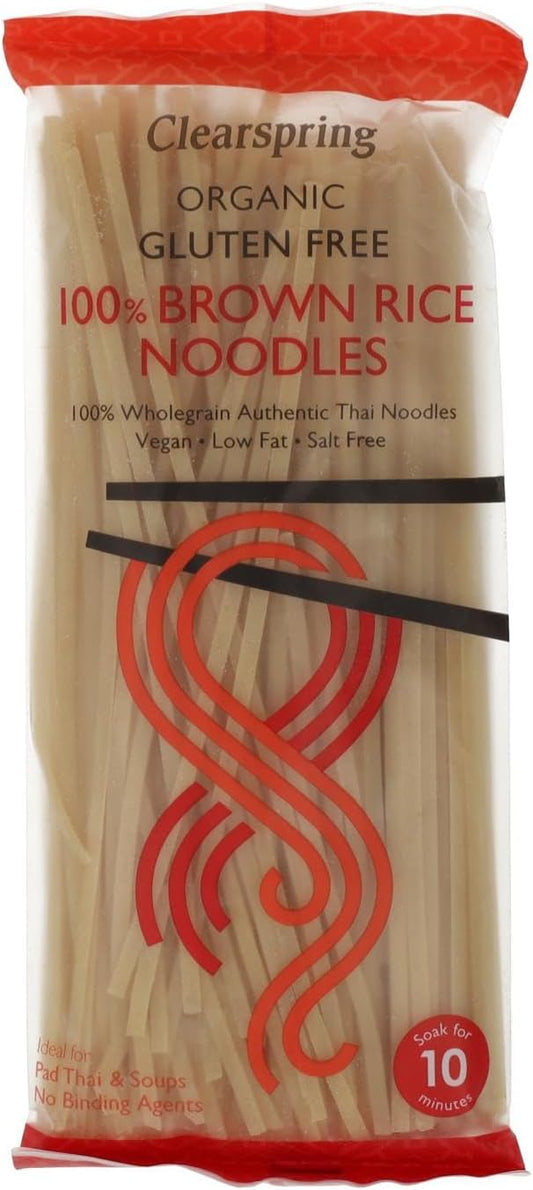 Clearspring Organic Gluten Free Brown Rice Noodles, 200G