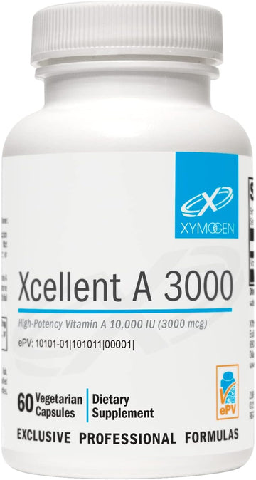 Xymogen Xcellent A 3000-10,000 Iu High-Potency Vitamin A Supplement (R