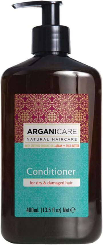 Arganicare | Argan Range | Nourishing & Moisturizing Conditioner | Repairer | With Organic Argan Oil | Hair Care | Dry And Damaged Hair | Prevents Breakage | 400Ml