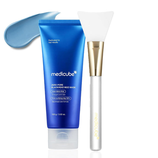 Medicube Zero Pore Blackhead Mud Mask with Jelly Brush