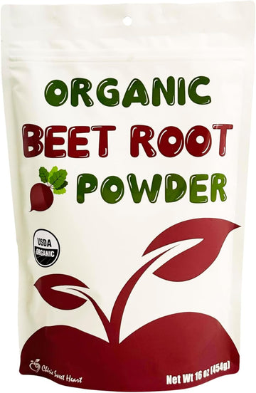 Chérie Sweet Heart Organic Beet Root Powder (1 Lb), Raw & Non-Gmo