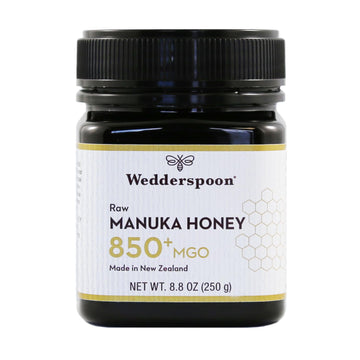 Wedderspoon Raw Premium Manuka Honey, Mgo 850, 8.8 Oz, Unpasteurized New Zealand Honey, Traceable From Our Hives To Your Home