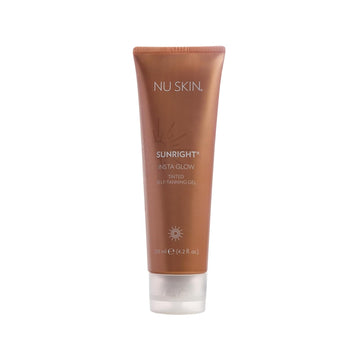 Nu Skin Sunright Insta Glow Self Tanner Gel | 4.2 oz | Summer Tan | Face & Body Bronzer | Beauty & Skin Care | Vitamin E & Avocado Oil & Amino Acids