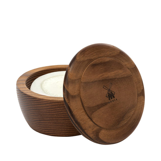 Mühle Wooden Bowl With Shaving Soap | Sandalwood | 65 Grams | Shave Soap For Men | Steamed Ash Shaving Bowl | Rich & Light Soap Formula | Nurturing Shave Soap Lather