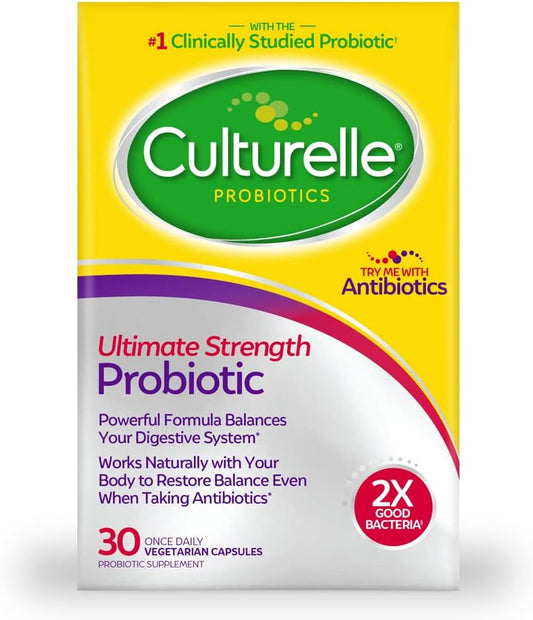 Culturelle Ultimate Strength Probiotic For Men And Women, Most Clinically Studied Probiotic Strain & Women’S 4-In-1 Daily Probiotic Supplements For Women - Supports Vaginal Health