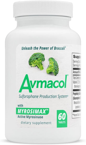 Nutramax Avmacol #1 Researched Sulforaphane Producing Brand, Nutramax Laboratories Consumer Care Supplement For Detoxification, Antioxidant Support And Overall Wellness, 60 Tablets