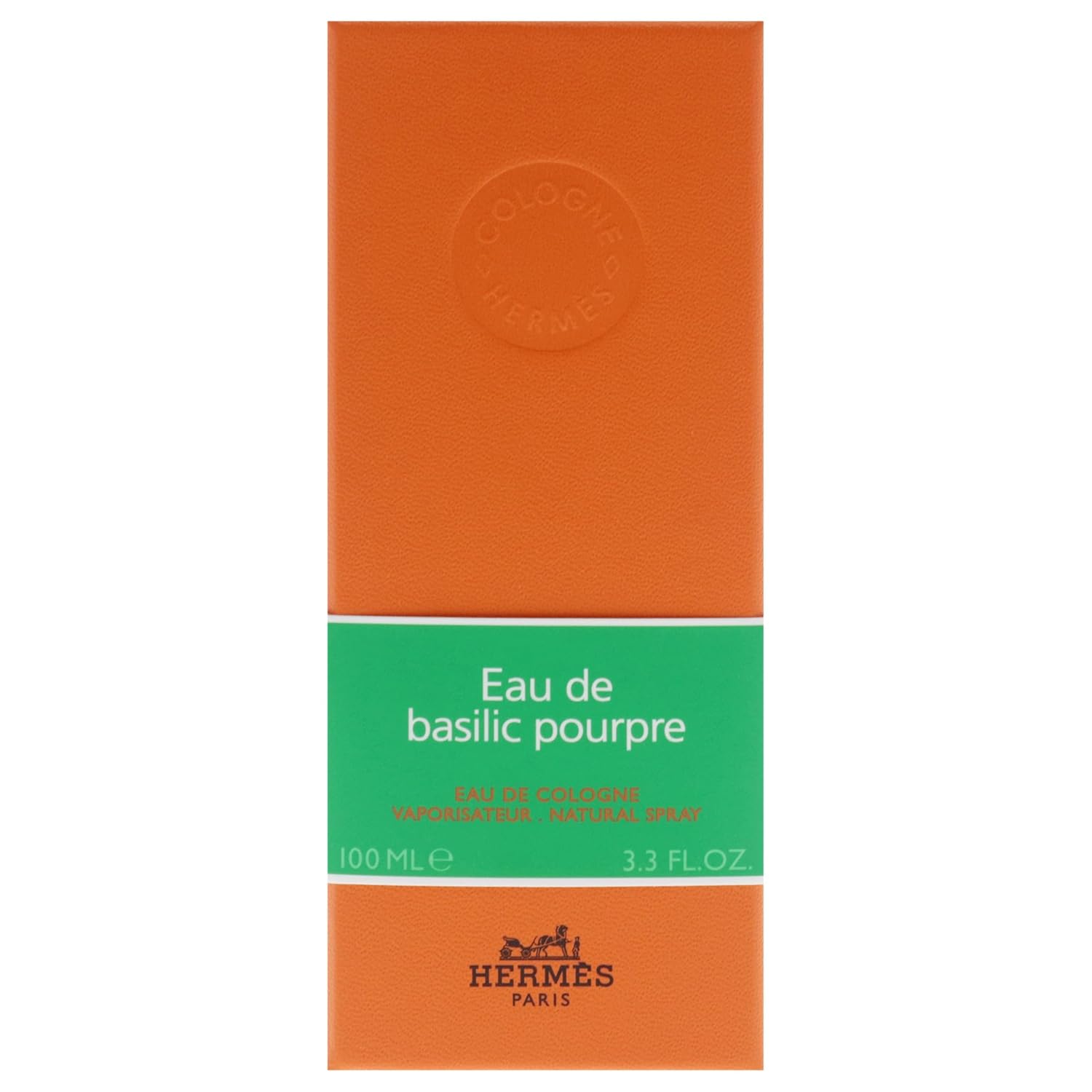 Hermes Eau De Basilic Pourpre Eau De Cologne Spray For Unisex, 6.7Oz/200Ml (Bottle-Pump) : Beauty & Personal Care