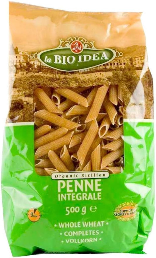 La Bio Idea | Penne (Tubes) - Wholewheat | 7 X 500G (Uk)