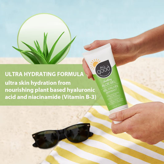 All Good Kids & Baby Mineral Sunscreen & Aloe Gel Bundle - Uva/Uvb Broad Spectrum, Water Resistant, Zinc Oxide - Includes (1) Spf 50 Butter Stick, (1) Spf 30 Lotion, & (1) Aloe Gel