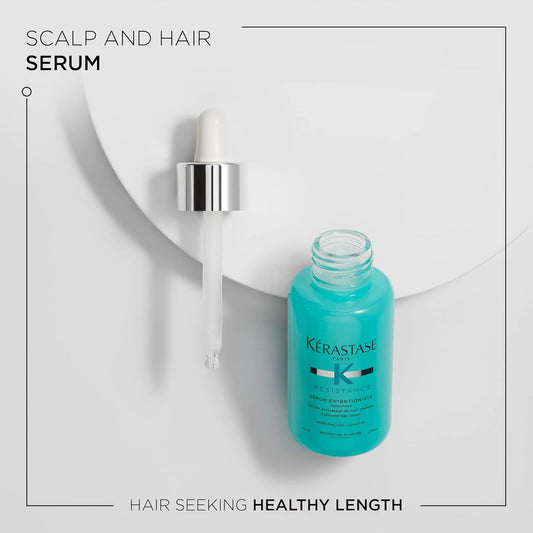 Kérastase Resistance, Conditioning Leave-In Scalp & Hair Serum, For Long Hair, With Ceramides, Sérum Extentioniste, 50Ml