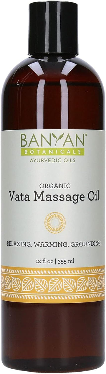 Banyan Botanicals Vata Massage Oil  Organic Massage Oil With Ashwagan