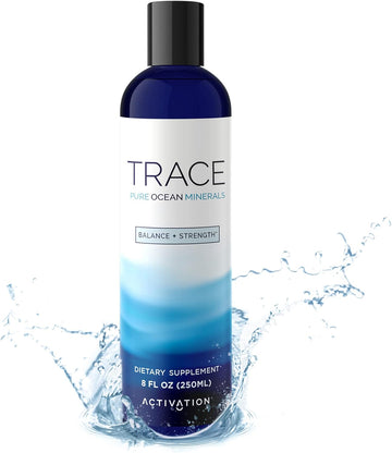 Activation Products - Trace Minerals Concentrate, Pure Ocean Liq Minerals To Add To Water, With 70+ Potent Ionic Trace Elements For Energy Boost, Muscle & Joint Health, And Heart Health, 8