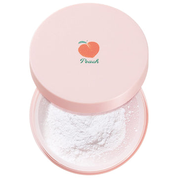 Skinfood Peach Cotton Multi Finish Powder 5G - Korean Peach Extract & Calamin Sebum Control Face Powder - Silky Setting Powder - Setting Powder For Oily Skin