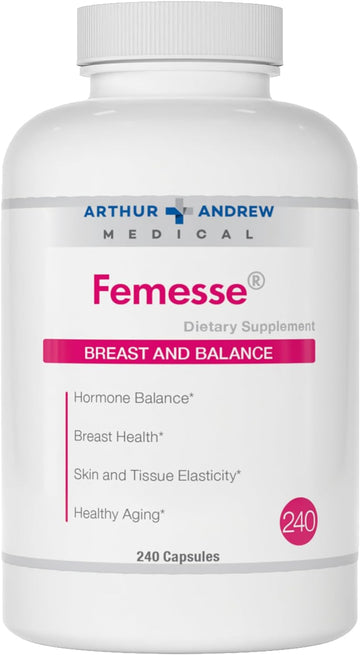 Arthur Andrew Medical, Femesse, Breast And Balance, Beauty And Hormone Support, Vegan, Gluten Free, 240 Capsules (60 Servings)