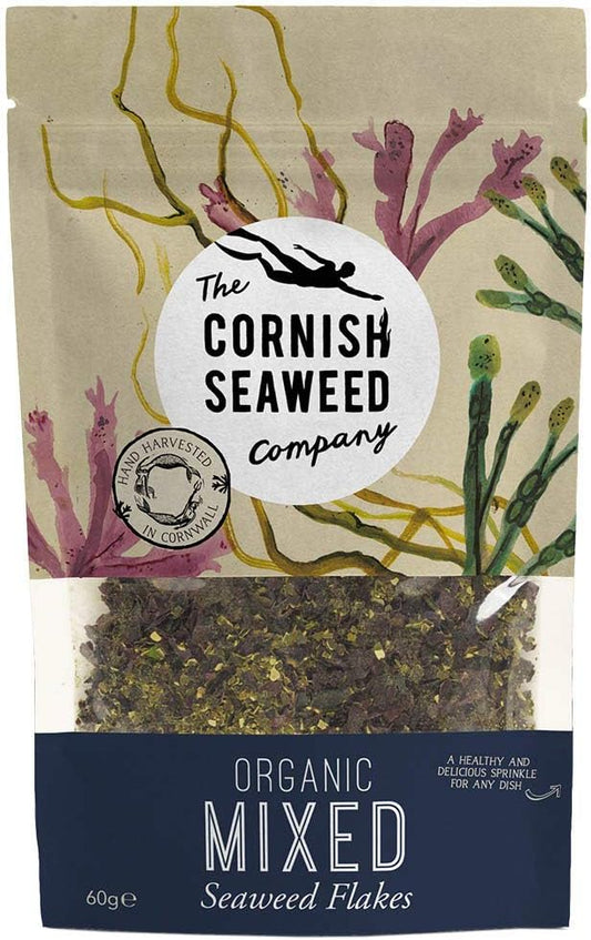 The Cornish Seaweed Company Organic Mixed Seaweed Flakes 60G