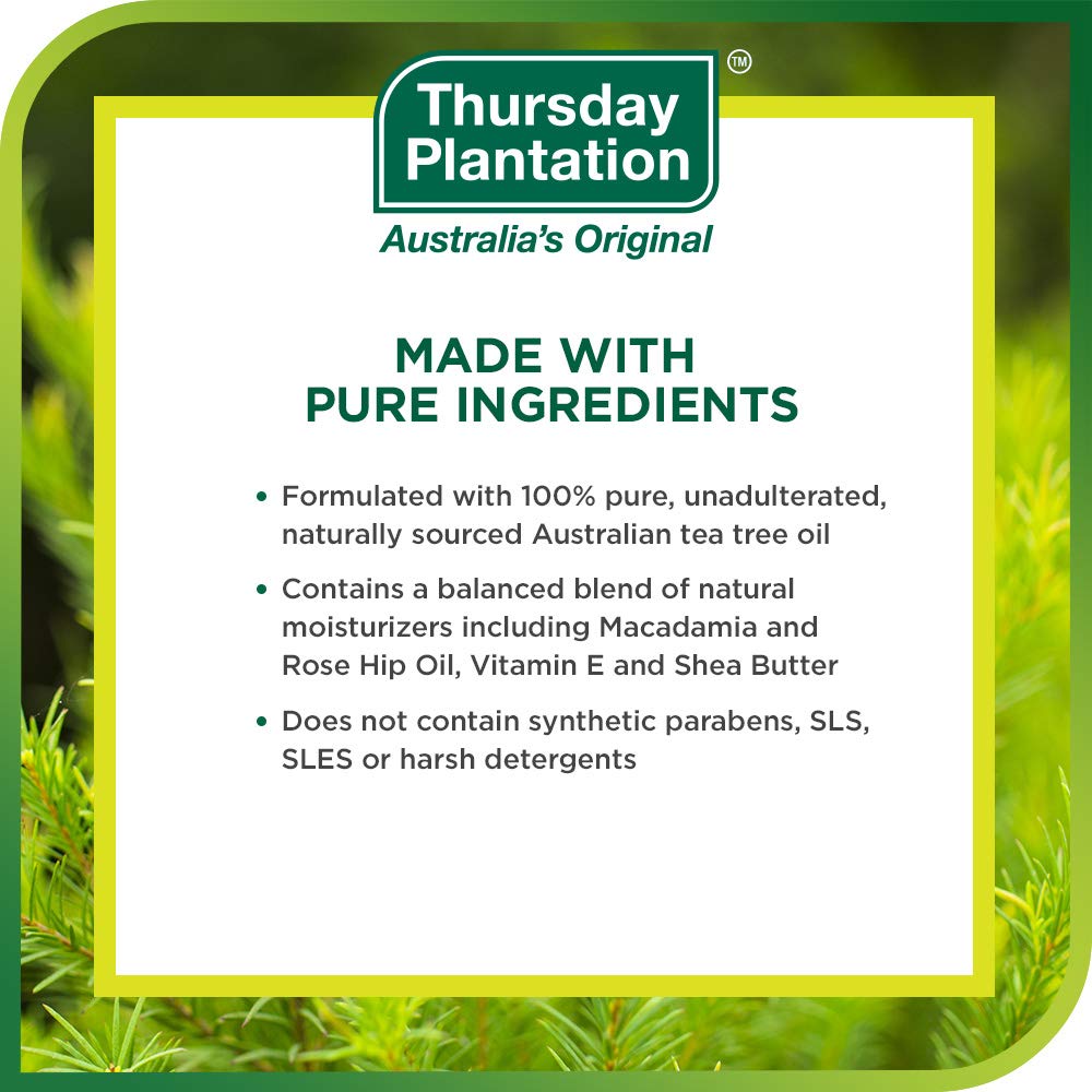Thursday Plantation Tea Tree Face Cream, Moisturizes And Helps Maintain Clear Skin, 2.29 Ounces : Beauty & Personal Care