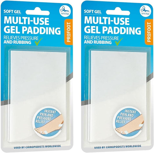 Profoot Multi Use Gel Padding for Pain and Pressure Relief from for blisters, bunions, Corns, calluses and Foot discomfort Pack of 4 : Amazon.co.uk: Health & Personal Care