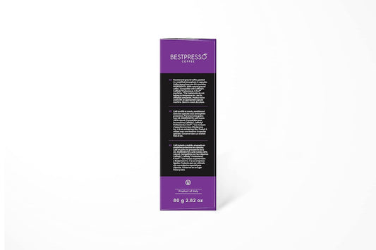 Bestpresso Coffee Capsules Compatible With Starbucks Verismo, Caffitaly, Cbtl, K-Fee Systems 80 Pods (Intenso)