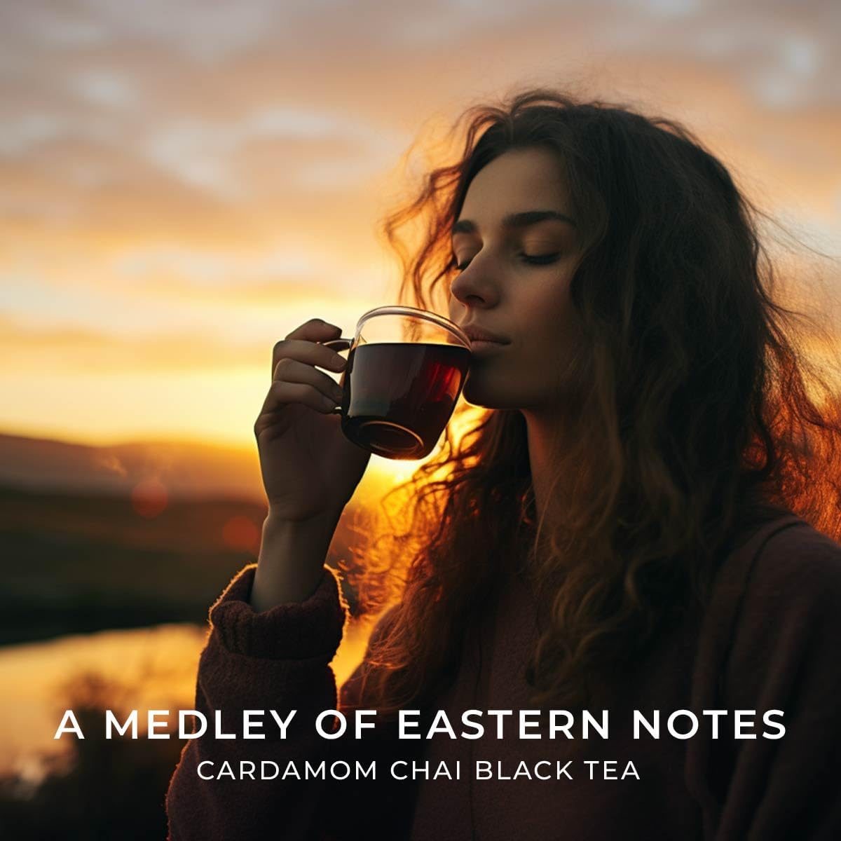 Gya Tea Co Cardamom Chai Black Tea Loose Leaf - 5.29 Oz 70 Cups Caffeinated Cardamom Chai Tea Loose Leaf Tea- 100% Pure Natural Loose Tea Leaves - 0 Calories Pure Sugar-Free Fruit Tea Loose Leaf