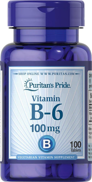 Puritan'S Pride Vitamin B-6 (Pyridoxine Hydrochloride) 100 Mg
