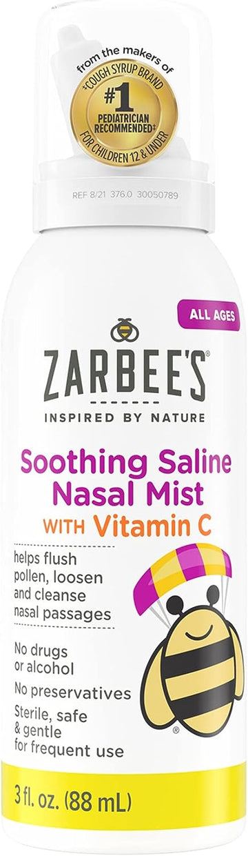 Zarbee'S Children'S Sinus Nasal Spray With Vitamin C, 88 Ml