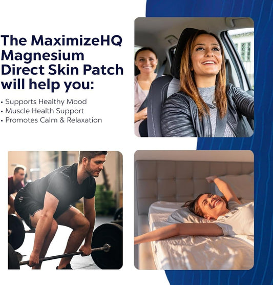 Maximize Hq B Complex Patches - 8 Hour Time-Release - Gluten Free - Vegan
