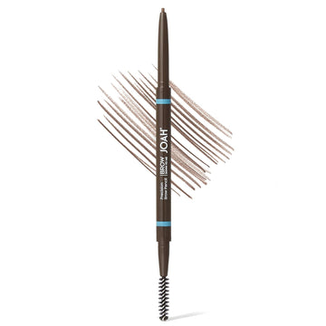 Joah Brow Down To Me Dual Brow Pencil And Gel, Triangular Tip, Tinted Gel, Long-Lasting Vegan Formula, Smudge-Free Pencil Tip, Lightweight, Water-Resistant, Light Brunette