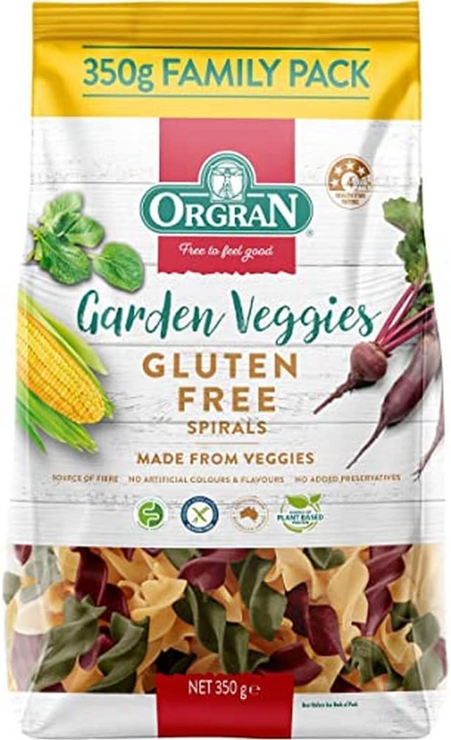Orgran Garden Veggies Spirals 5 X 350G
