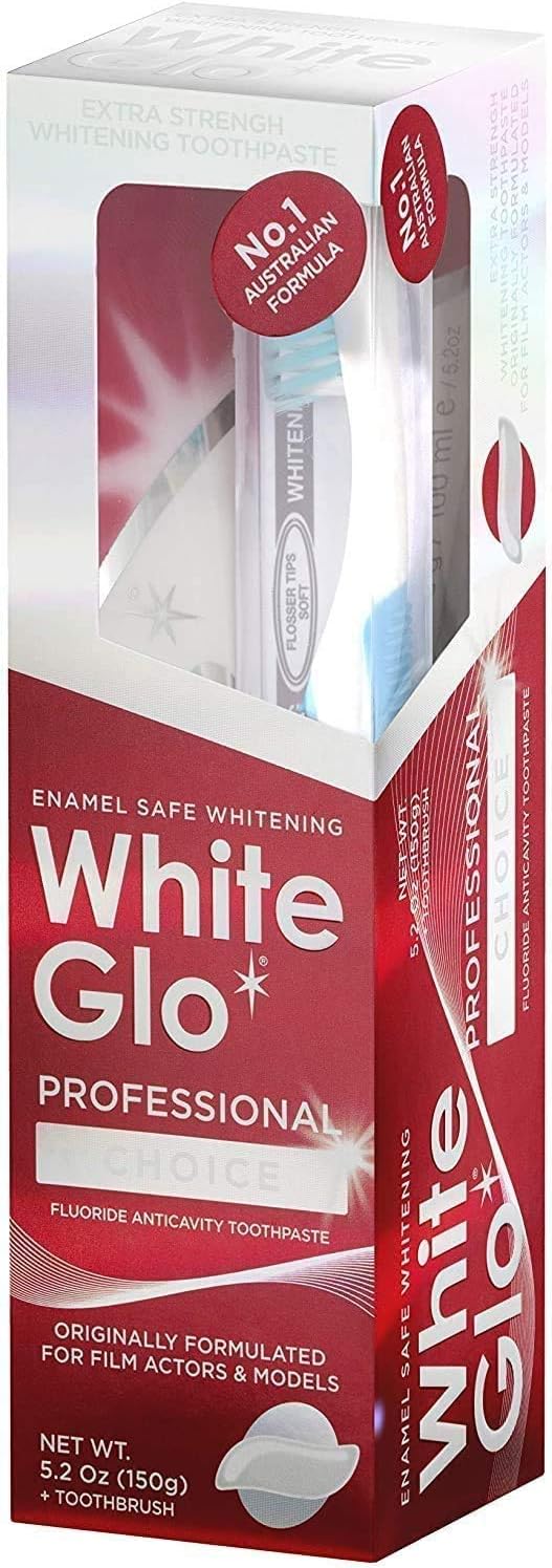 White Glo Extra Strength Whitening Toothpaste Professional Choice 100Ml (Pack Of 4)