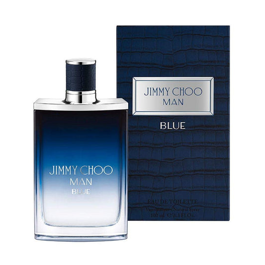 Jimmy Choo - Man Blue Eau De Toilette - Men'S Fragrance - Leathery & Woody - With Notes Of Black Pepper, Cypress & Vanilla Bean - 1.7 Fl Oz : Beauty & Personal Care