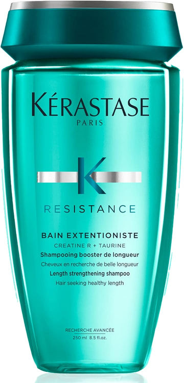 Kérastase Resistance, Strengthening Shampoo, Damaged Hair Seeking Healthier Looking Length, With Creatine R & Amino Acid, Bain Extensioniste, 250Ml